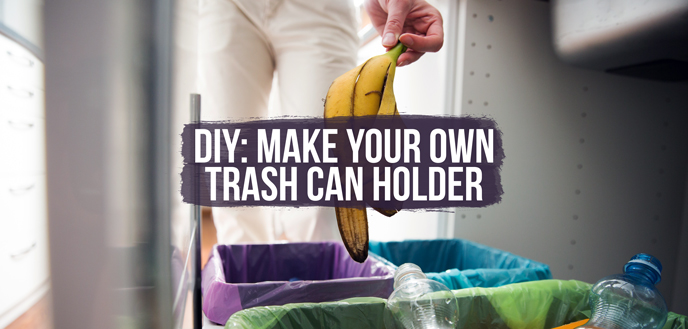 Diy Make Your Own Trash Can Holder