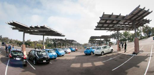 San Diego solar charging stations