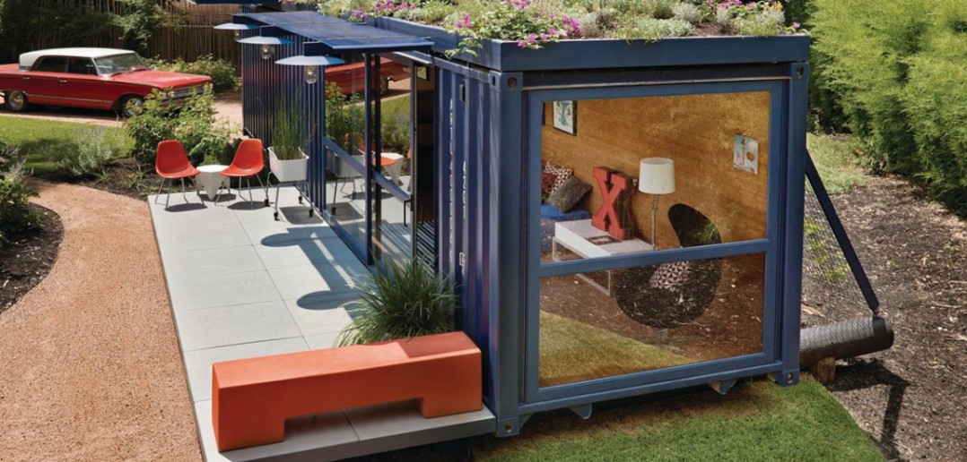 Shipping container guest house