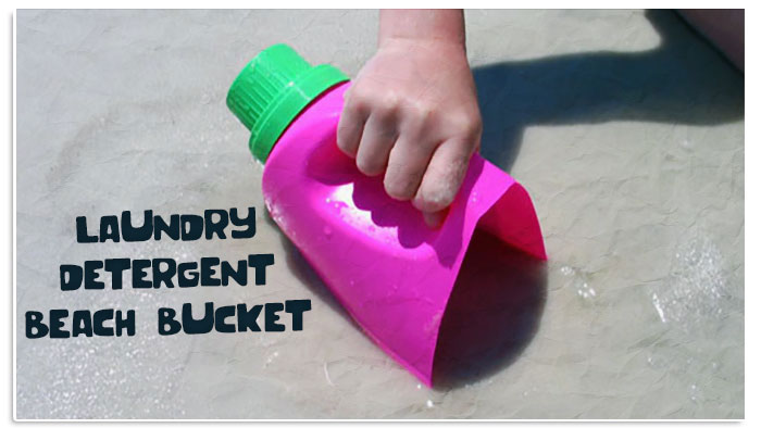 Laundry Detergent Bottle Beach Bucket