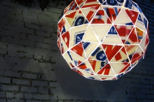 recycled political sign lamp recycled political sign lamp