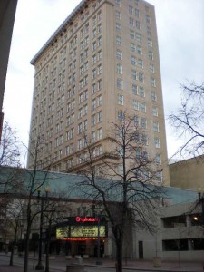The Orpheum entrance