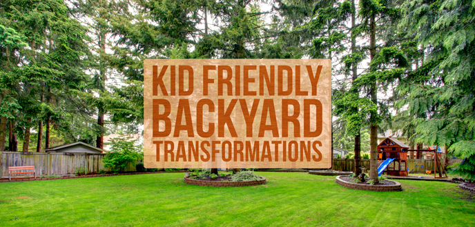 Kid Friendly Backyard Transformations Budget Dumpster