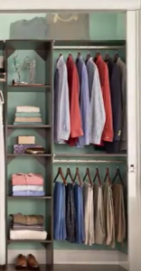 Spacing out your DIY walk-in closet