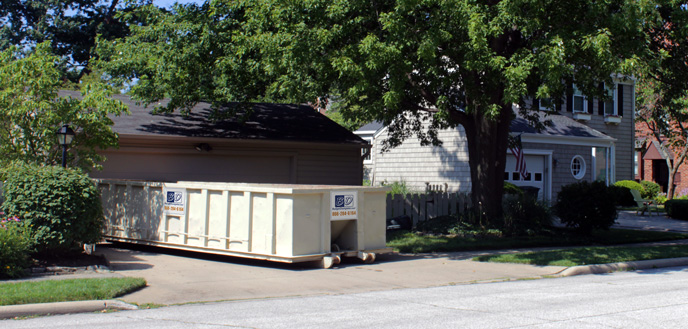 Dumpster for Roofing