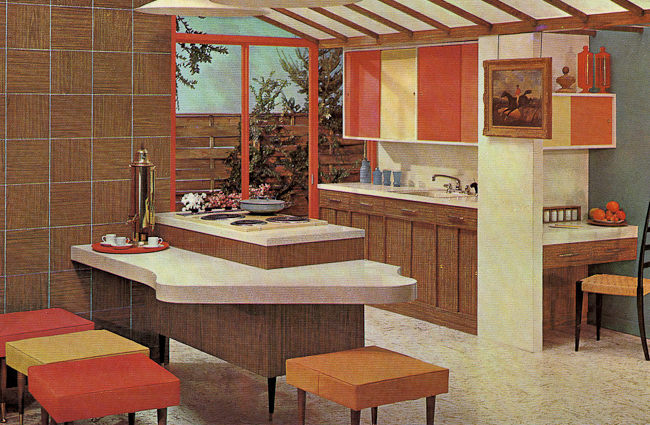 Small Kitchen Renovation: Mid Century Modern Kitchen Example