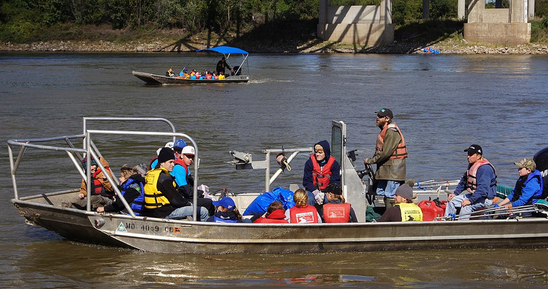 Missouri River Relief out on the water