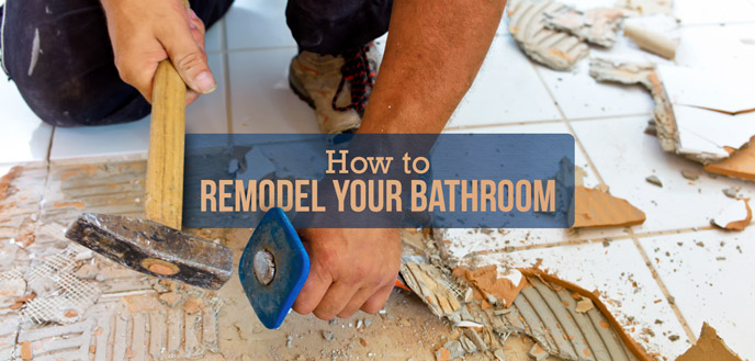 a step by step guide to a do it yourself bathroom remodel budget