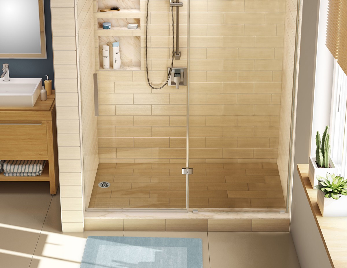 Curbed Shower_Tile Redi