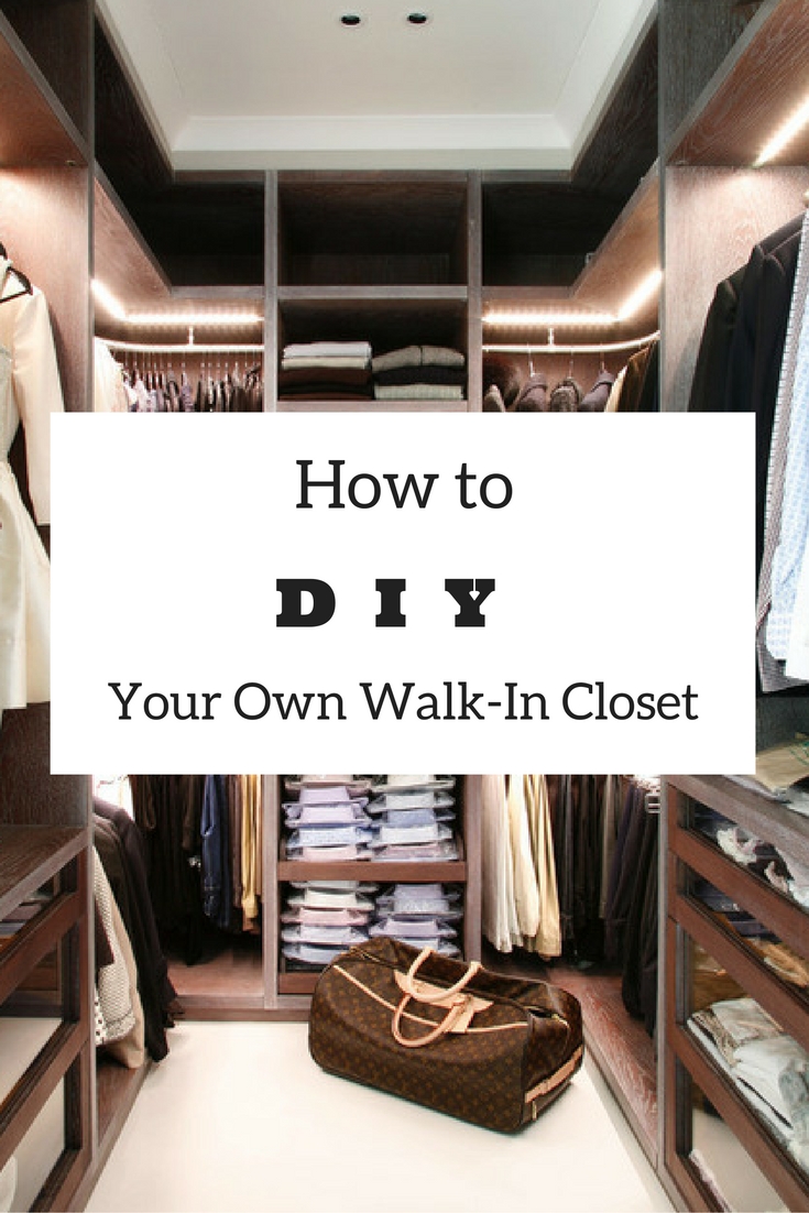 easy diy: how to build a walk-in closet everyone will envy