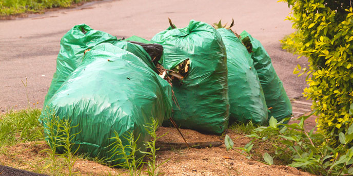 Trash Needing Debris Pickup