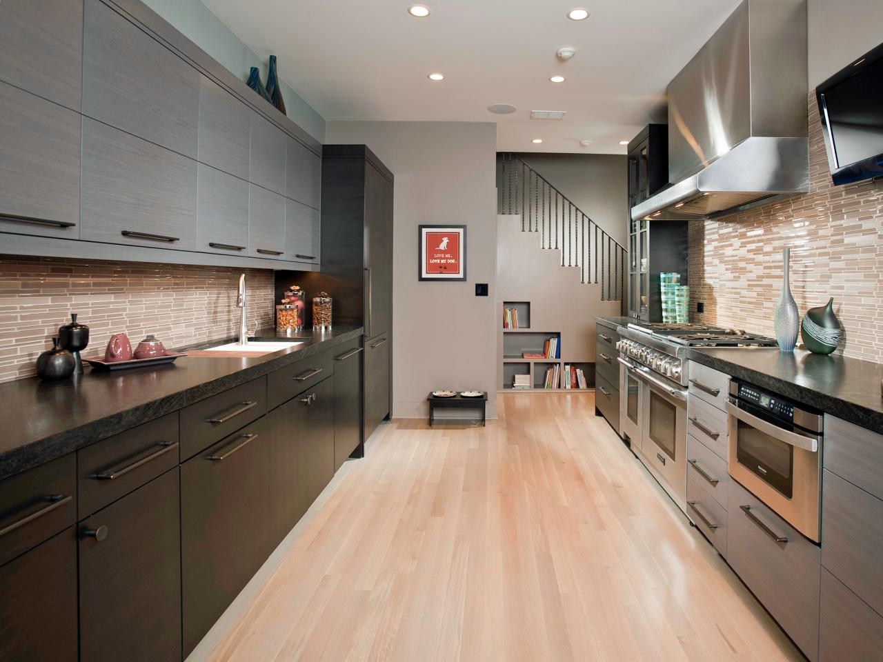 long galley kitchen design