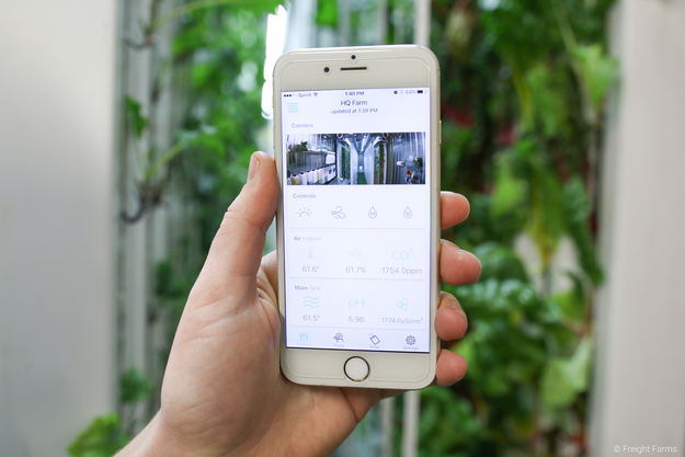 Freight Farms Farmhand app