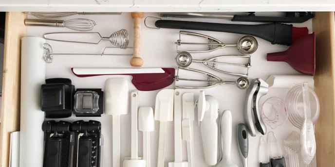 Organized Kitchen Utensil Drawer