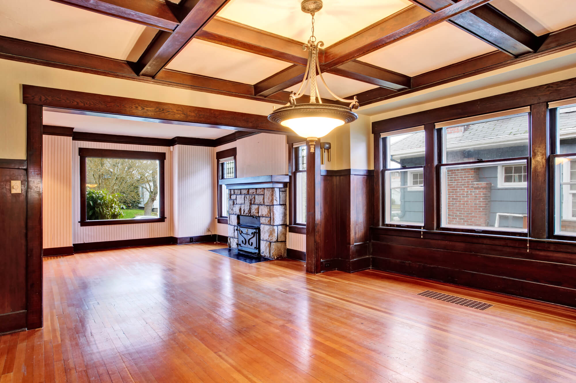 How To Build A Coffered Ceiling With