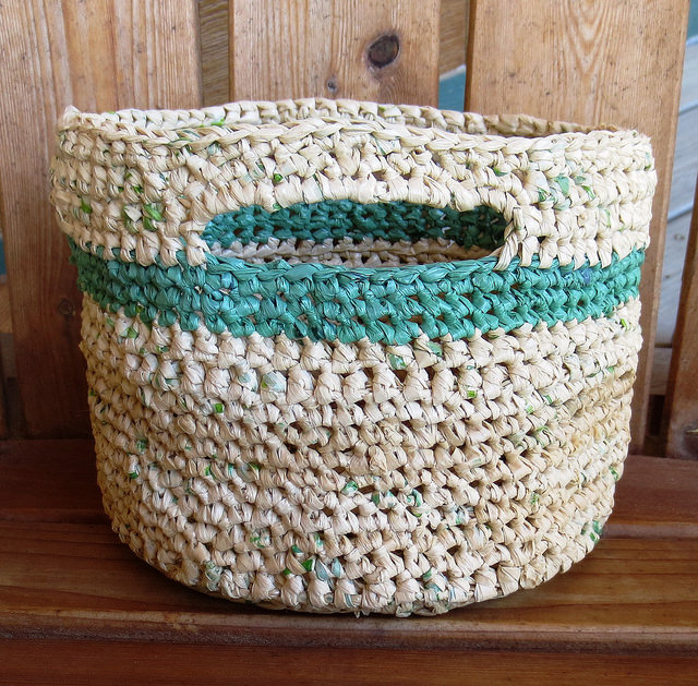 Plastic Bag Basket
