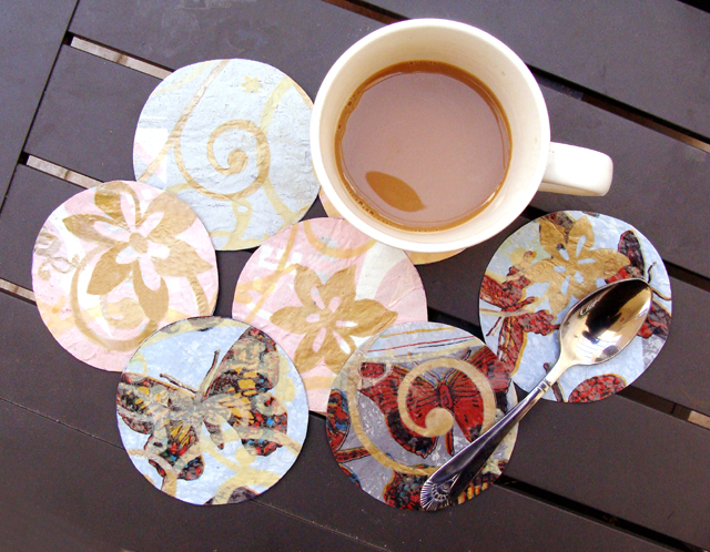 Plastic Bag Coasters