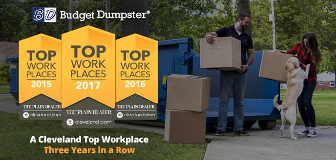 Budget Dumpster named Top Workplace
