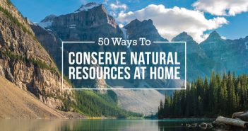 Conserve Natural Resources at Home