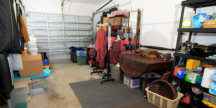 Disorganized Garage