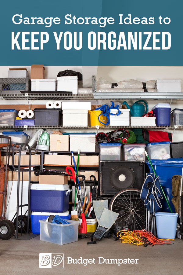 5 Easy DIY Garage Storage Ideas | Budget Dumpster