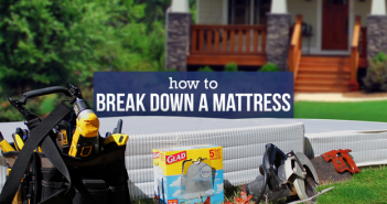 How to Break Down Your Mattress