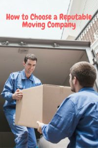 How to Choose a Reputable Moving Company