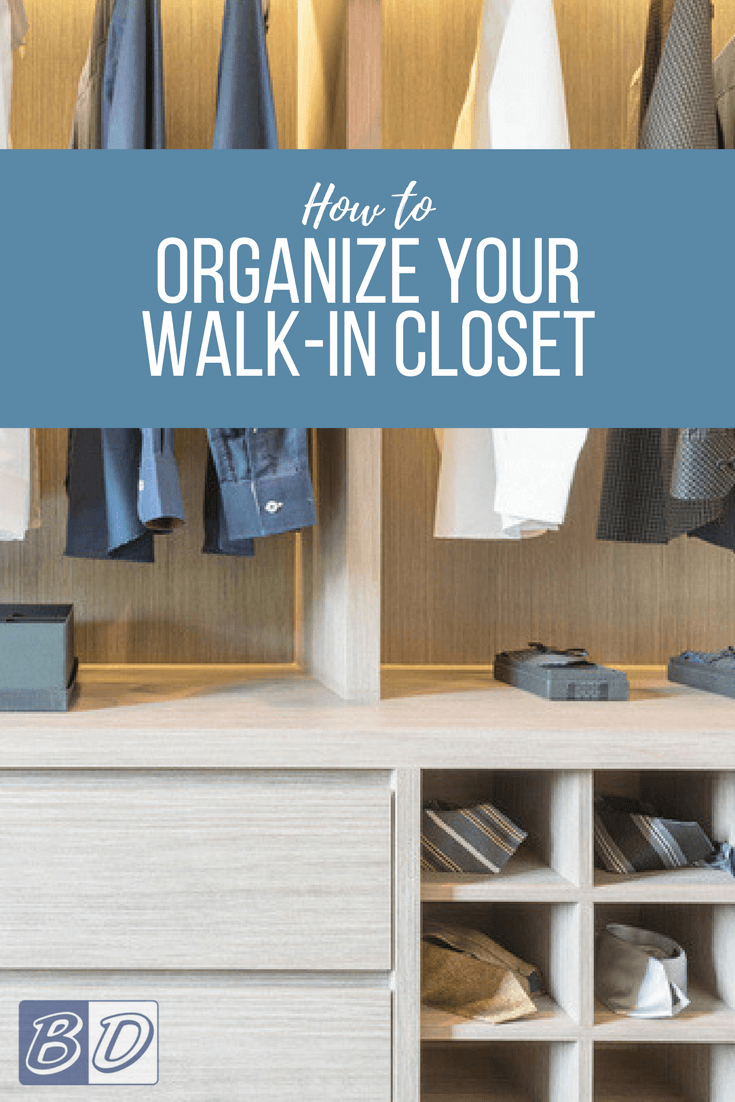 Walk-in Closet Organization with Getting it Done Organizing