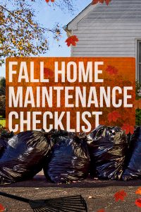 Fall Home Maintenance Checklist