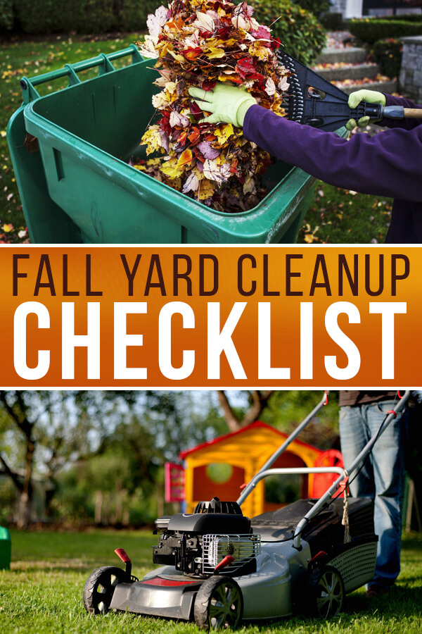 fall yard cleanup checklist ultimate lawn maintenance dumpster winter care
