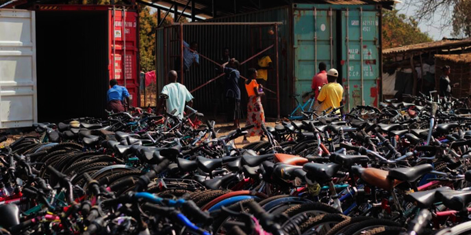 Bikes in Uganda