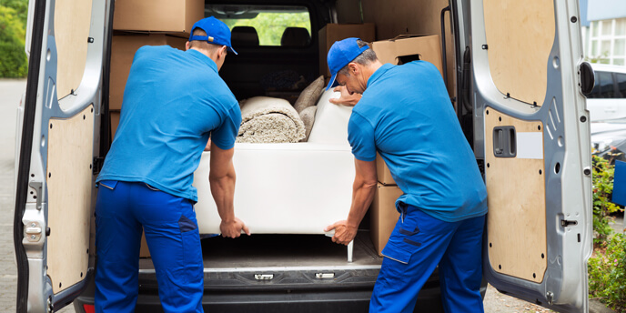 Image of Two Movers Loading a Truck