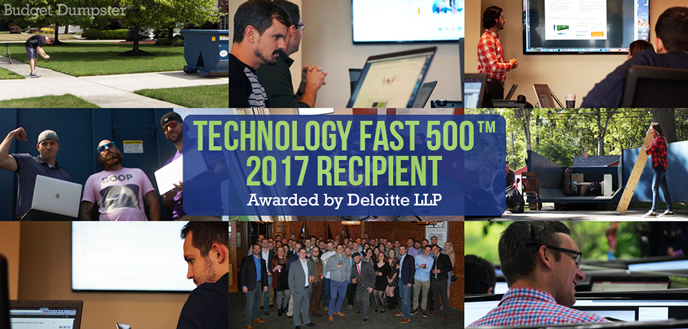Budget Dumpster Winning Technology Fast 500