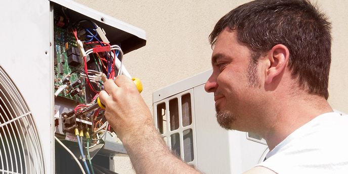 HVAC Professional Fixing Mini-Split System