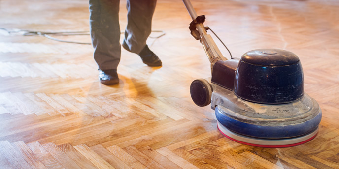 How To Sand And Refinish Hardwood Floors Budget Dumpster