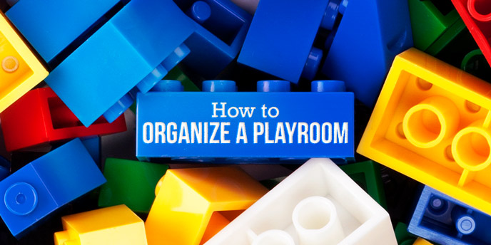 playroom organization on a budget