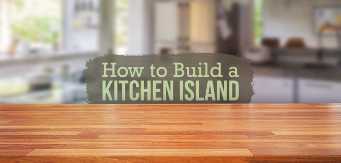 How To Build A Diy Kitchen Island, Easiest Way To Make A Kitchen Island Out Of Base Cabinets