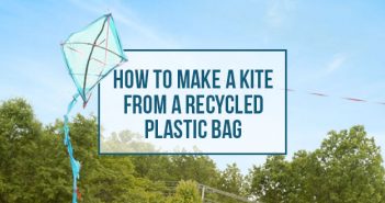 DIY Kite From Recycled Plastic Bag