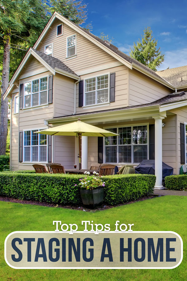From cleaning up your yard to scrubbing every nook and cranny in the bathroom, these home staging tips will help you sell your home faster. 