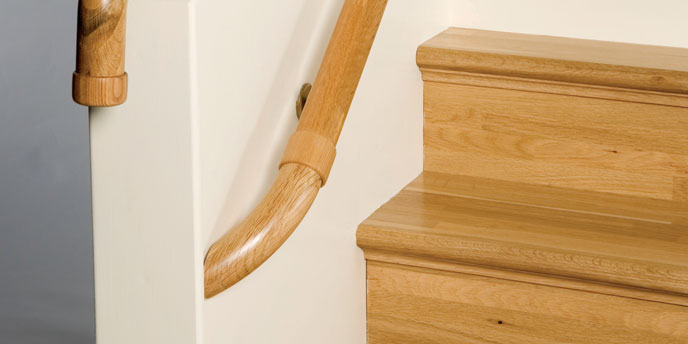 Housing Code Compliant Handrail With Returns 