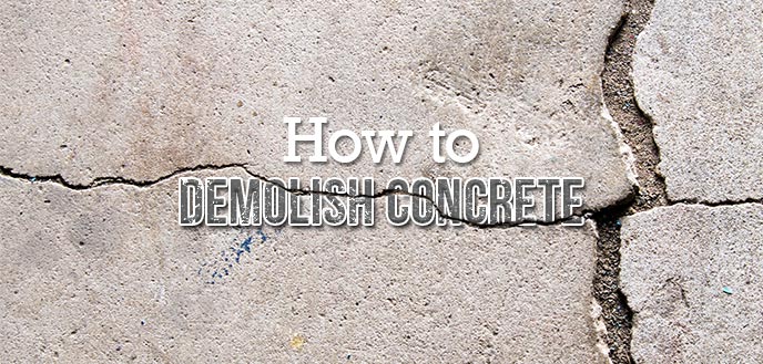 How To Break Up A Concrete Slab Budget Dumpster