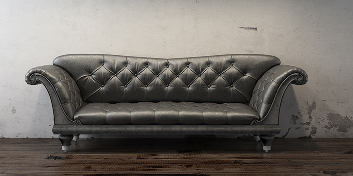 How to Take Apart a Couch to Throw Away Budget Dumpster