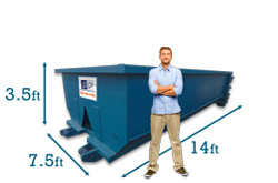 10 yard dumpster