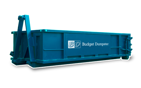 10 Yard Dumpster With Budget Dumpster Logo