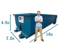 15 yard dumpster
