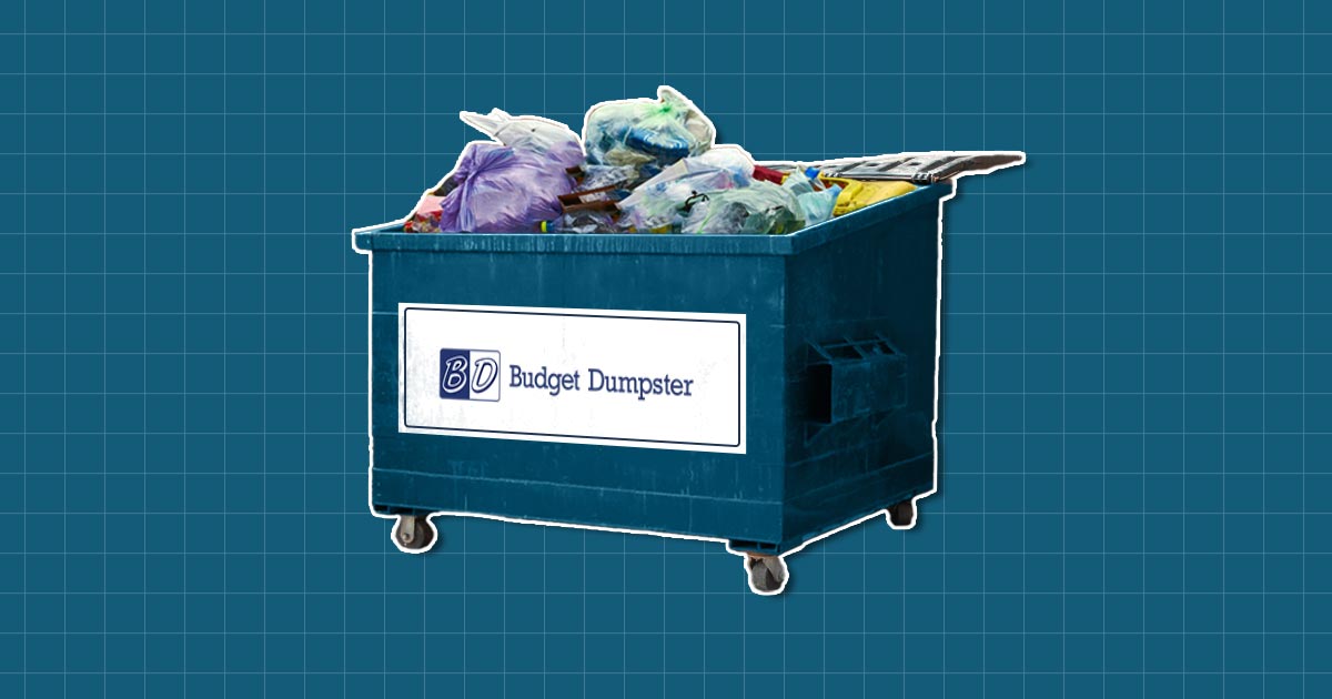 2 Yard Dumpster Rental Budget Dumpster