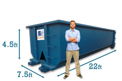 20 yard dumpster