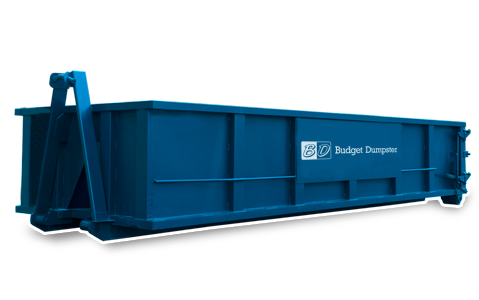 Blue 20 Yard Dumpster