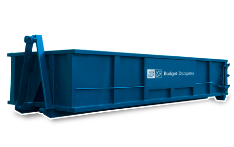 20 Yard Dumpster With Budget Dumpster Logo