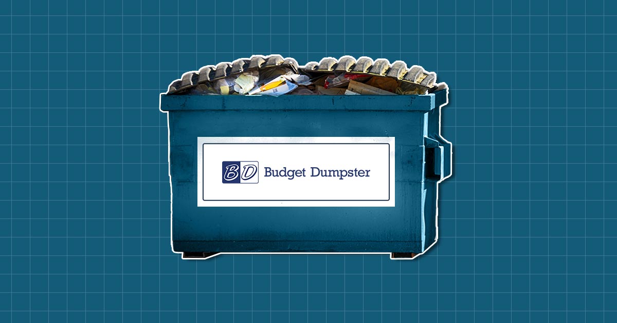 4 Yard Dumpsters Budget Dumpster